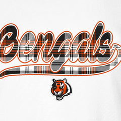 Cincinnati Bengals New Era Women's 3rd Down T-Shirt - White/Orange T-shirts