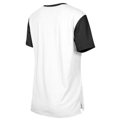 Pittsburgh Steelers New Era Women's 3rd Down T-Shirt - White/Black T-shirts
