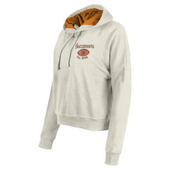 Tampa Bay Buccaneers New Era Women's 3rd Down Historic Pullover Hoodie - Cream Hoodies