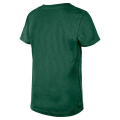New York Jets New Era Girls Youth Flip Sequin V-Neck T-Shirt - Green T-shirts
