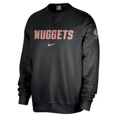 Denver Nuggets Courtside Standard Issue Performance Pullover Sweatshirt Black - Nike