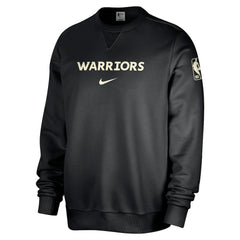 Golden State Warriors Courtside Standard Issue Performance Pullover Sweatshirt Black - Nike