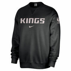 Sacramento Kings Courtside Standard Issue Performance Pullover Sweatshirt Black - Nike
