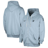 Memphis Grizzlies Authentic Standard Issue Full-Zip Hoodie Jacket Light Blue - Nike