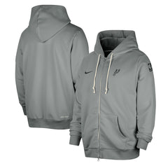 San Antonio Spurs Authentic Standard Issue Full-Zip Hoodie Jacket Gray - Nike outlet