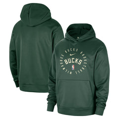 Milwaukee Bucks 2024/25 Spotlight On-Court Practice Performance Pullover Hoodie Hunter Green - Nike outlet