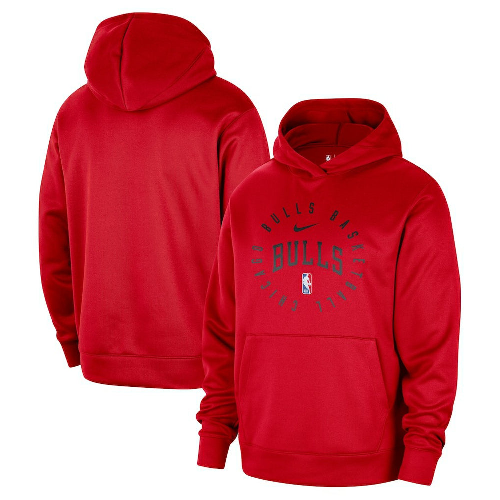 Chicago Bulls 2024/25 Spotlight On-Court Practice Performance Pullover Hoodie Red - Nike