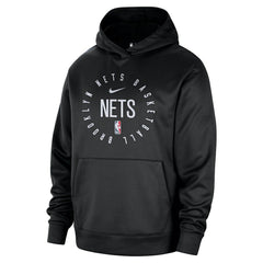Brooklyn Nets 2024/25 Spotlight On-Court Practice Performance Pullover Hoodie Black - Nike