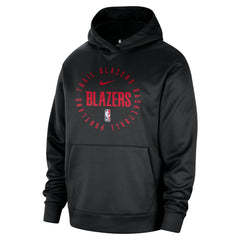 Portland Trail Blazers 2024/25 Spotlight On-Court Practice Performance Pullover Hoodie Black - Nike