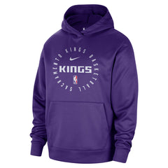 Sacramento Kings 2024/25 Spotlight On-Court Practice Performance Pullover Hoodie Purple - Nike