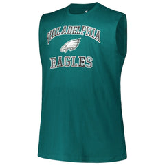 Jalen Hurts Philadelphia Eagles Big & Tall Muscle Tank Top - Midnight Green Tops