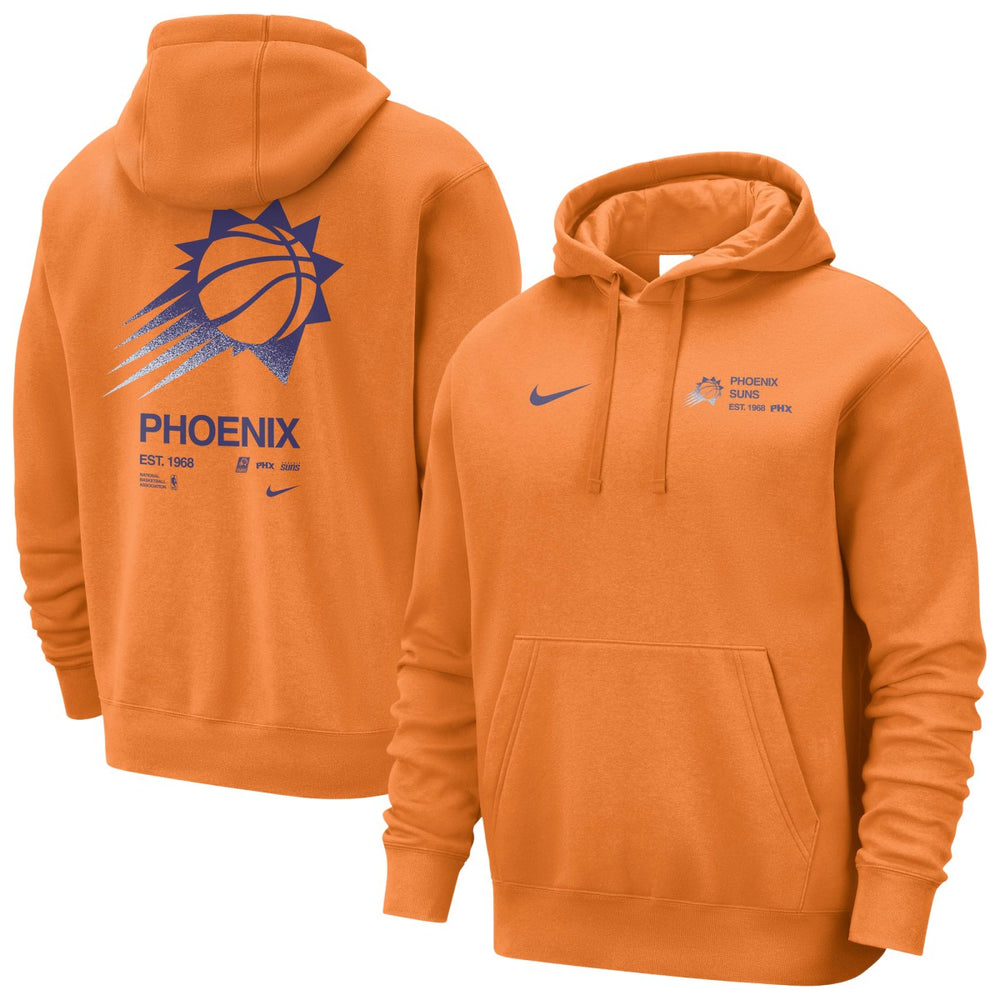 Phoenix Suns Courtside Club Pullover Hoodie Orange - Nike outlet