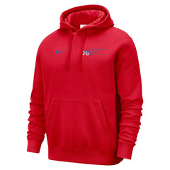 Philadelphia 76ers Courtside Club Pullover Hoodie Red - Nike