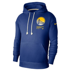 Golden State Warriors Courtside Standard Issue Premium Performance Pullover Hoodie Royal - Nike