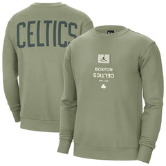 Boston Celtics Jordan Brand Courtside Statement Edition Heavyweight Pullover Sweatshirt Green