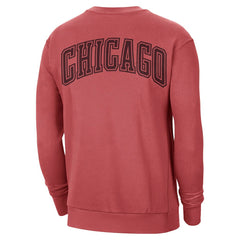 Chicago Bulls Jordan Brand Courtside Statement Edition Heavyweight Pullover Sweatshirt Red