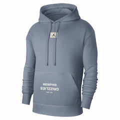 Memphis Grizzlies Jordan Brand Courtside Statement Edition Pullover Hoodie Gray