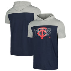Minnesota Twins New Era Active Brushed Hoodie T-Shirt - Navy Hoodies