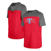 Texas Rangers New Era Active Brushed Hoodie T-Shirt - Red Hoodies
