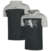 Chicago White Sox New Era Active Brushed Hoodie T-Shirt - Black Hoodies