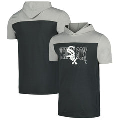 Chicago White Sox New Era Active Brushed Hoodie T-Shirt - Black Hoodies