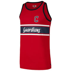 Cleveland Guardians New Era Jersey Ringer Tank Top - Red Jerseys