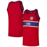 Chicago Cubs New Era Jersey Ringer Tank Top - Red Jerseys