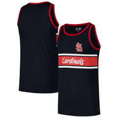 St. Louis Cardinals New Era Jersey Ringer Tank Top - Navy Jerseys