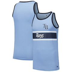 Tampa Bay Rays New Era Jersey Ringer Tank Top - Light Blue Jerseys