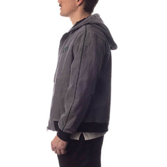 New York Jets The Wild Collective Corduroy Bomber Full-Zip Jacket - Gray Jackets