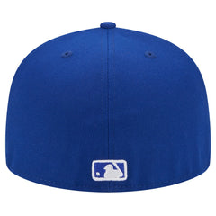 Miami Marlins New Era White Logo 59FIFTY Fitted Hat - Royal Hats
