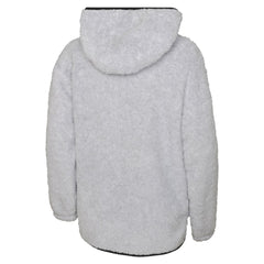 Chicago Blackhawks Girls Youth Ultimate Teddy Fleece Pullover Hoodie - Heather Gray | US 201010050