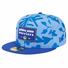 Golden State Warriors Palm Fronds 2-Tone 59FIFTY Fitted Hat Royal - New Era
