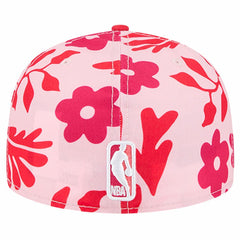 Atlanta Hawks Palm Fronds 2-Tone 59FIFTY Fitted Hat Red - New Era