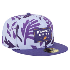 Phoenix Suns Palm Fronds 2-Tone 59FIFTY Fitted Hat Purple - New Era