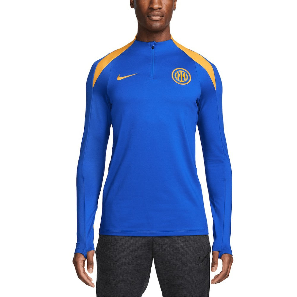 Inter Milan 2024/25 Third Strike Drill Performance Quarter-Zip Pullover Top Blue - Nike on sale