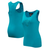 Miami Dolphins Pro Standard Women's Triple Tonal Racerback Tank Top - Aqua Tops
