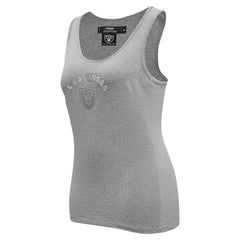 Las Vegas Raiders Pro Standard Women's Triple Tonal Racerback Tank Top - Gray Tops