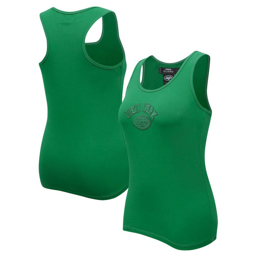 New York Jets Pro Standard Women's Triple Tonal Racerback Tank Top - Kelly Green Tops