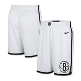 Brooklyn Nets 2024/25 Association Edition Swingman Shorts White - Nike