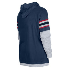 Houston Texans New Era Twofer Long Sleeve Hooded T-Shirt - Navy T-shirts