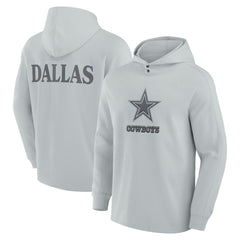 Dallas Cowboys Elements Blaze Tri-Blend Long Sleeve Hoodie T-Shirt - Gray Hoodies