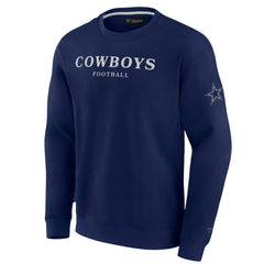 Dallas Cowboys Unisex Elements Unlimited Fleece Pullover Sweatshirt - Navy Pullover