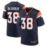 Jaleel McLaughlin Denver Broncos Alternate Game Jersey - Navy Jerseys