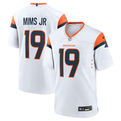 Marvin Mims Jr Denver Broncos Game Jersey - White Jerseys