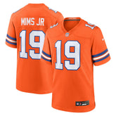 Marvin Mims Jr Denver Broncos Mile High Collection 1977 Throwback Player Game Jersey - Orange Jerseys