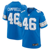Jack Campbell Detroit Lions Game Jersey - Blue Jerseys