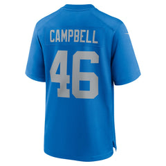 Jack Campbell Detroit Lions Alternate Game Jersey - Blue Jerseys