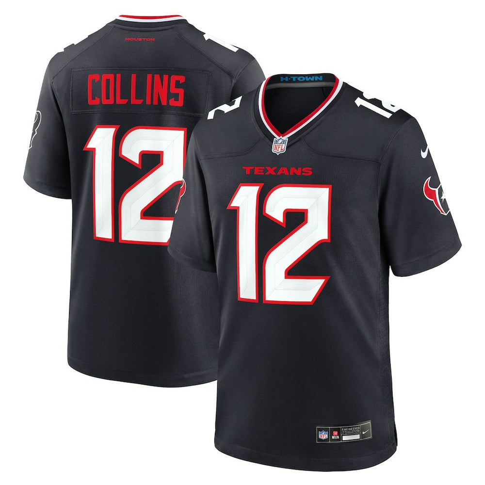 Nico Collins Houston Texans Game Jersey - Navy Jerseys