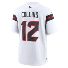 Nico Collins Houston Texans Game Jersey - White Jerseys